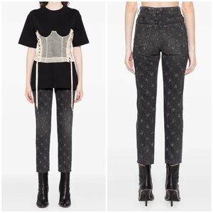 CHANEL Charcoal Skinny Jeans SZ FR 40, US 6